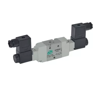 034024 Zawór sterowany elektrycznie 3/2 - 1/4'' bistabilny, seria A1E - API